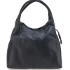 Donna BASILE Borsa nera in vera pelle con manici doppi CLASS BA3671TI