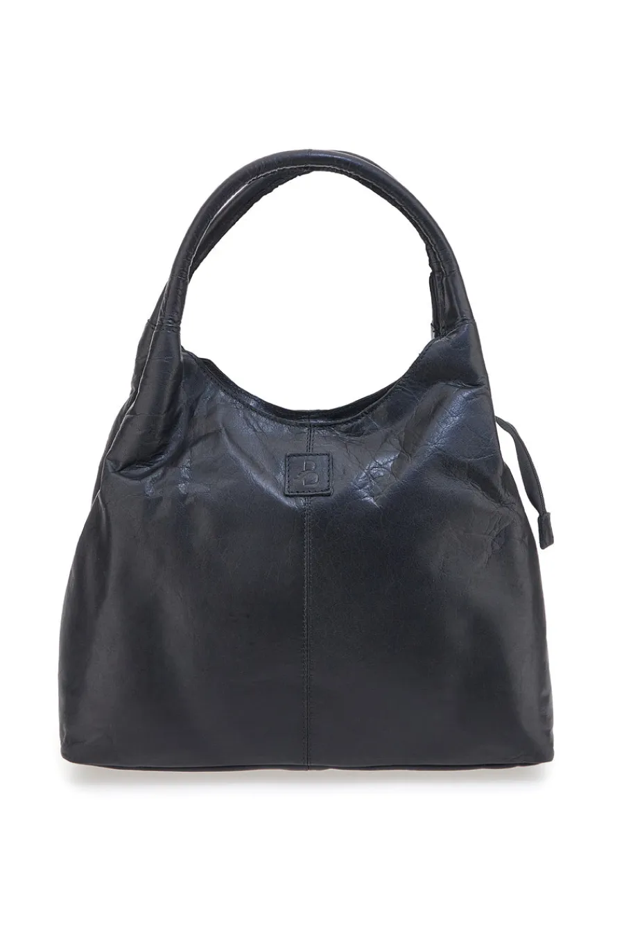 Donna BASILE Borsa nera in vera pelle con manici doppi CLASS BA3671TI
