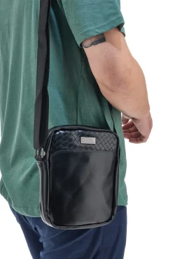 Uomo BASILE Borsello 22PE220 Nero