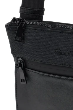 Uomo RENATO BALESTRA Borsello nero con tracolla regolabile COB 61991/M