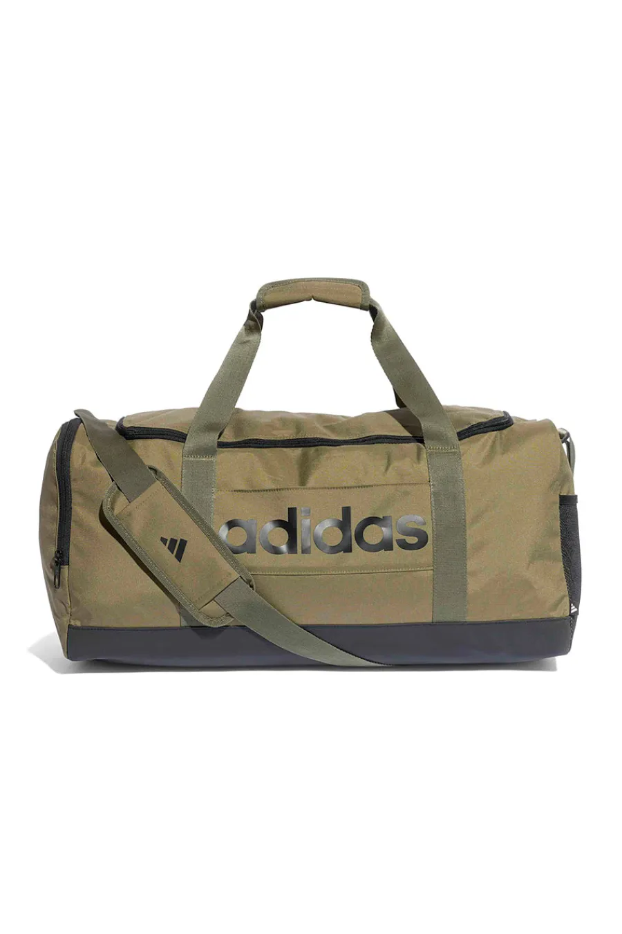 Donna ADIDAS Borsone verde con logo laterale Linear Duffel