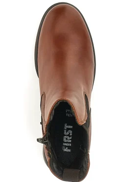 THE FIRST Braune Chelsea-Stiefel 511 LEDER Clearance