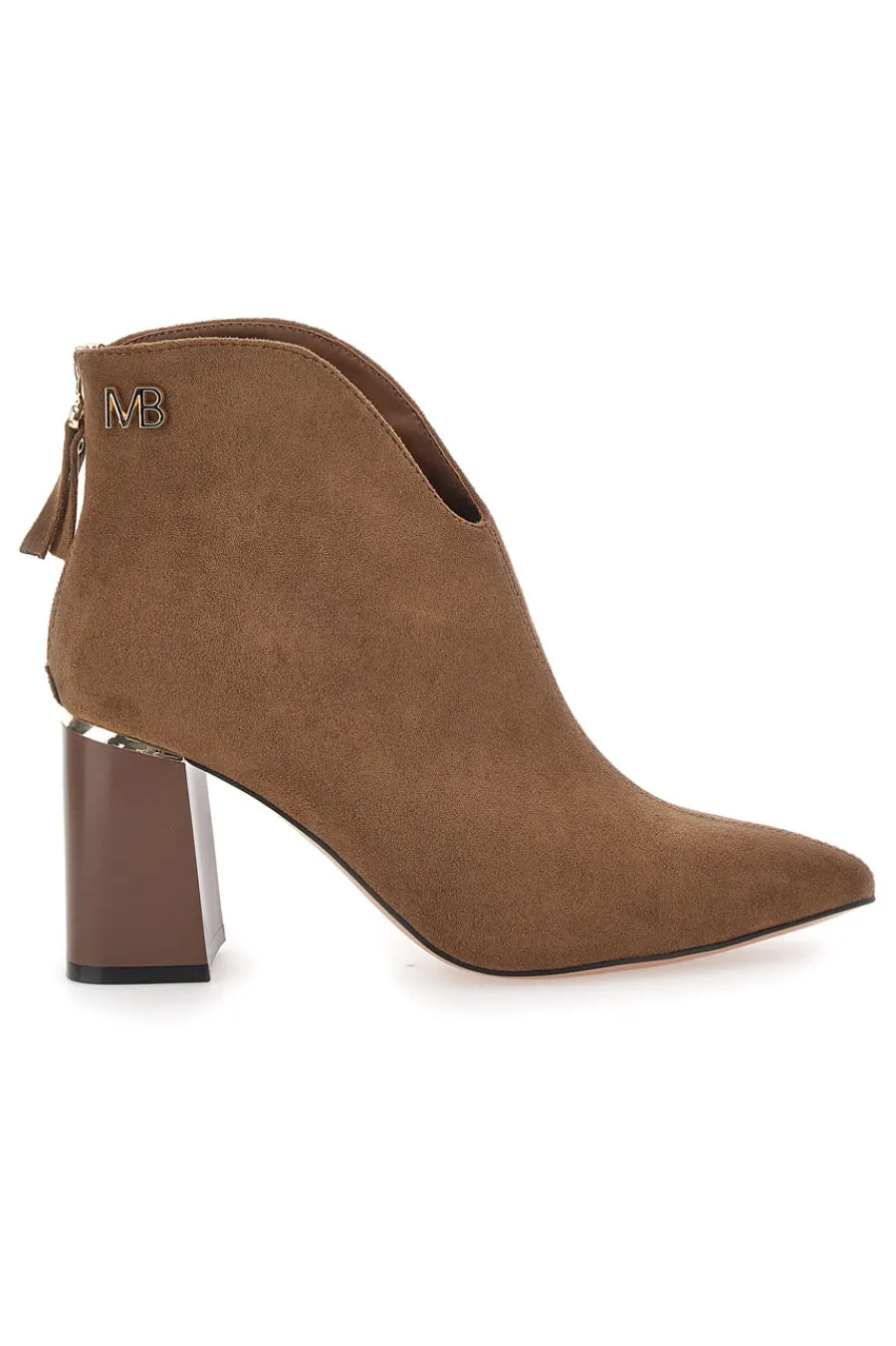 MARIELLA BURANI Braune Stiefeletten mit Blockabsatz 50720458 TABAK Sale