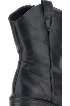 CAFÈ COST Café Cost 70295T06 e Texaner-Stiefeletten mit Blockabsatz SCHWARZ Discount