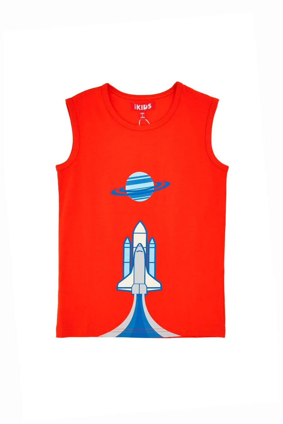 PITT KIDS Canotta Rossa con Stampa PT-B-T-0502