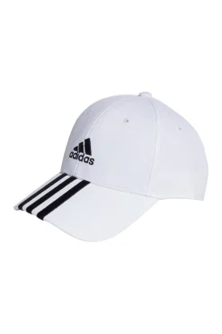 ADIDAS Cappellino Bianco con Frontino Curvo Baseball 3S Cap