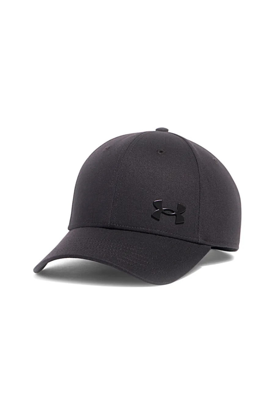 UNDER ARMOUR Cappellino nero in twill di cotone Essential Low