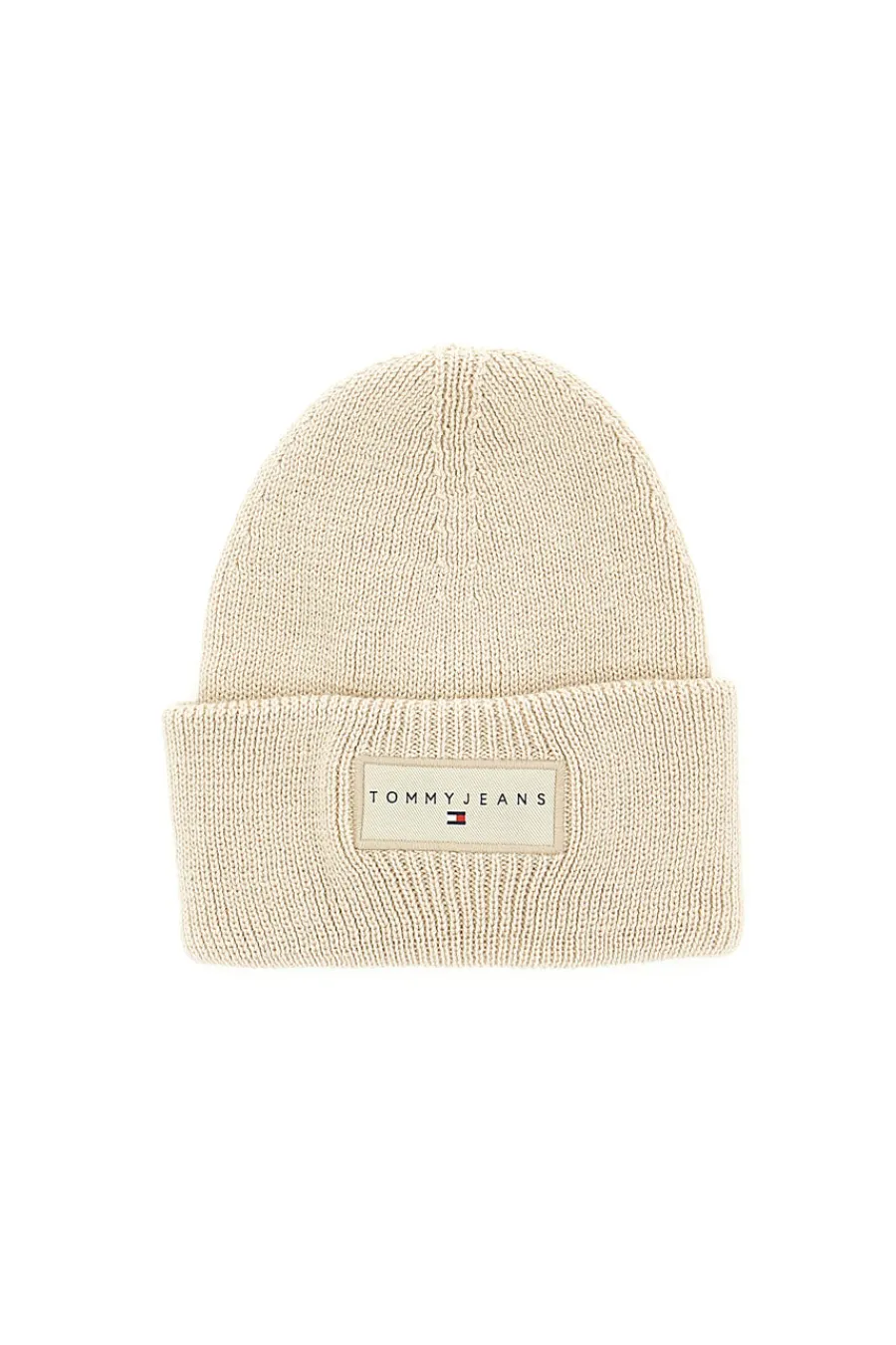 TOMMY HILFIGER Cappello beanie in maglia con logo Tommy Jeans Linear Beanie