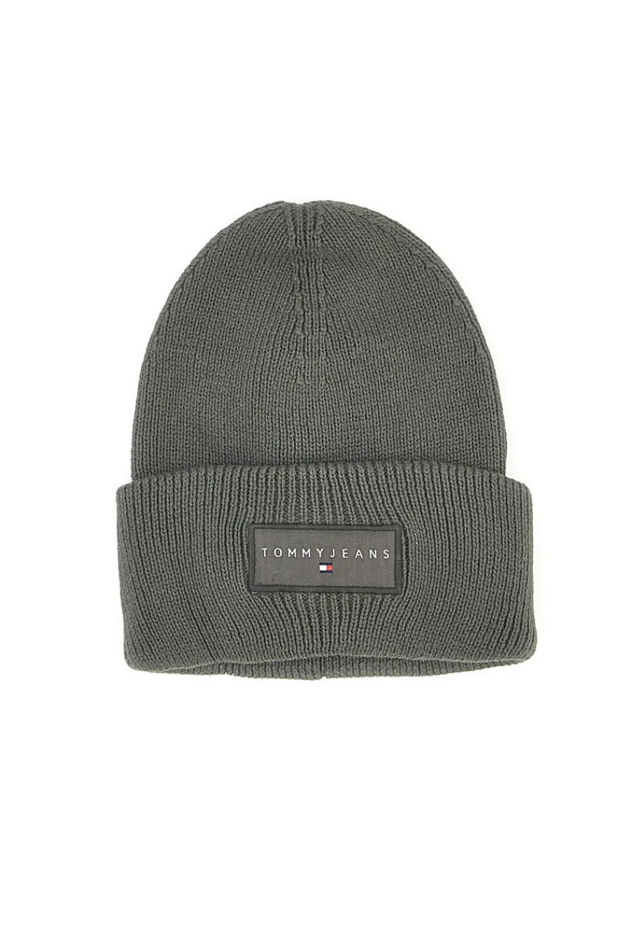 TOMMY HILFIGER Cappello beanie in maglia con logo Tommy Jeans Linear Beanie
