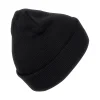 ADIDAS Cappello nero in maglia con logo ricamato NEW LOG BEA CUF