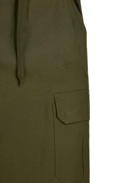 Uomo PITTARELLO TIERRA Cargo-Hose aus Bauwoe in iitärgrün NBY7070