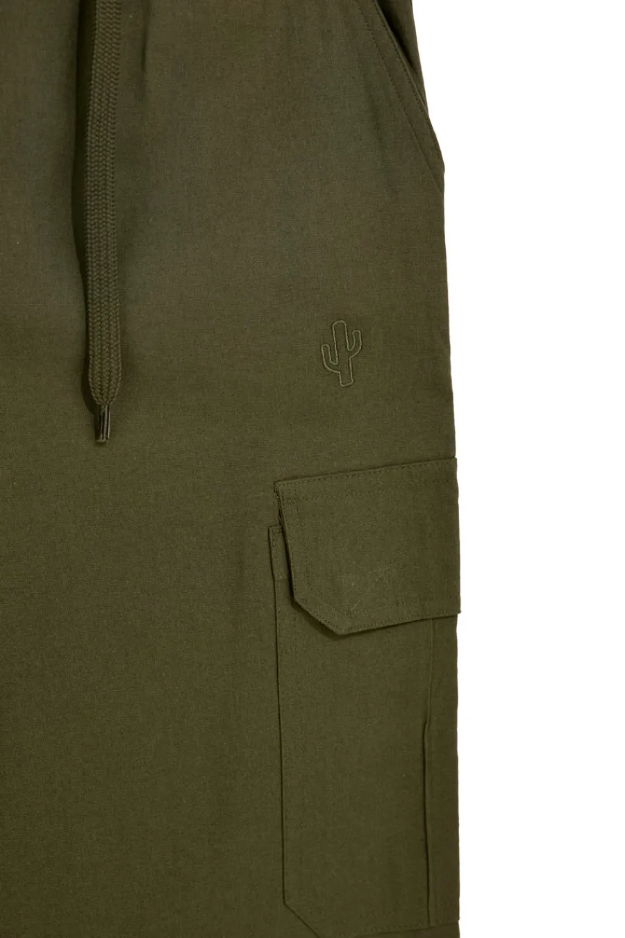 Uomo PITTARELLO TIERRA Cargo-Hose aus Bauwoe in iitärgrün NBY7070
