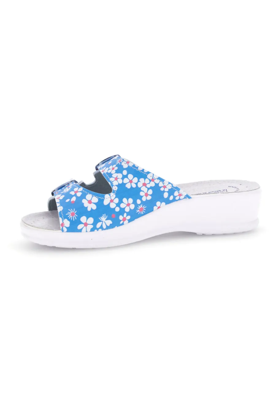 BEST MEDICAL Ciabatta azzurra con sottopiede in pelle 122F Online