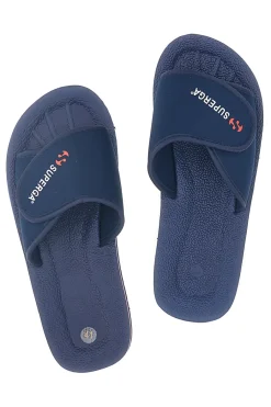 Uomo SUPERGA Ciabatta blu con fascia regolabile S24E702