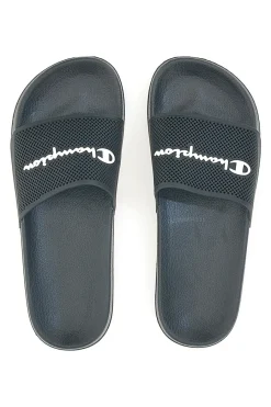 Uomo CHAMPION Ciabatta Nere da Piscina Daytona