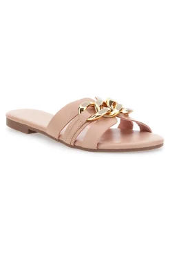 MON DIEU Ciabatte Basse Rosa con Catena 82 NUDE Best