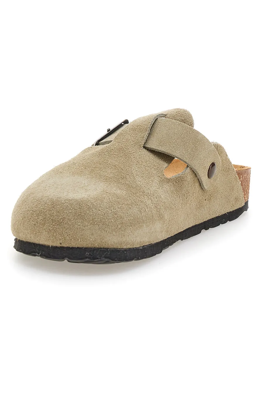 PITTARELLO TIERRA Ciabatte beige chiaro con fibbia in vera pelle PittarelloTierra 335A013PR SABBIA New