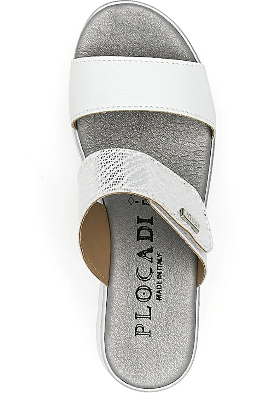 PLOCADI Ciabatte Beige con Zeppa A Contrasto Bianca 11073143 Sale