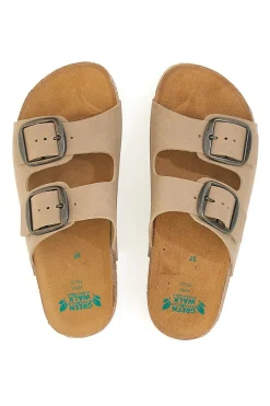 PITTARELLO GREEN WALK Ciabatte doppia fibbia 335CF20630SR BEIGE Sale