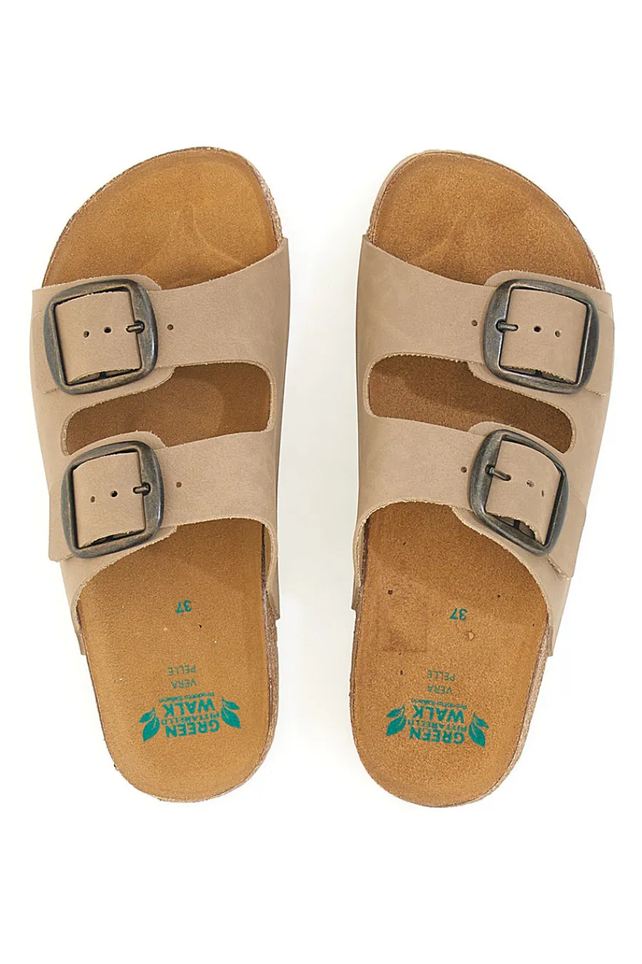 PITTARELLO GREEN WALK Ciabatte doppia fibbia 335CF20630SR BEIGE Sale