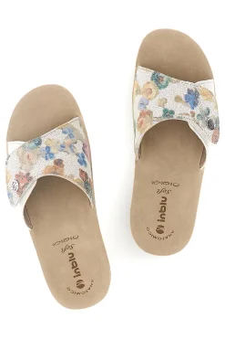INBLU Ciabatte Beige Floreali 68 VR BIANCO Online
