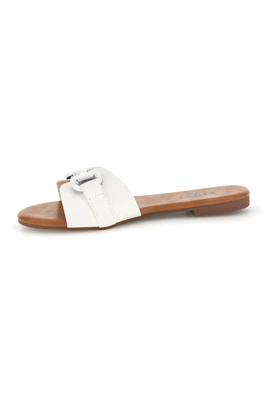 THE FIRST CHIC Ciabatte bianche con catena decorativa PREA441 BIANCO Best