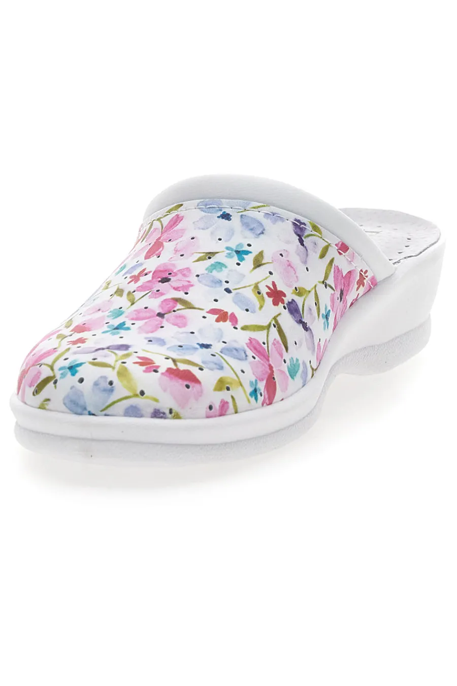 LE SOFT Ciabatte Bianche Con Decorazione Floreale 820002 Clearance