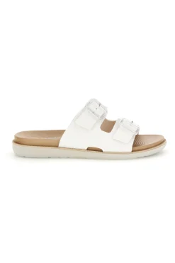INBLU Ciabatte Bianche con doppia fibbia 07 SF Sale