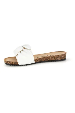 FUN BEACH Ciabatte bianche con fascia annodata 18107 Discount