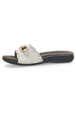 TIGLIO Ciabatte Bianche Con Morsetto e Sottopiede in Pelle 4310 BIANCO Best