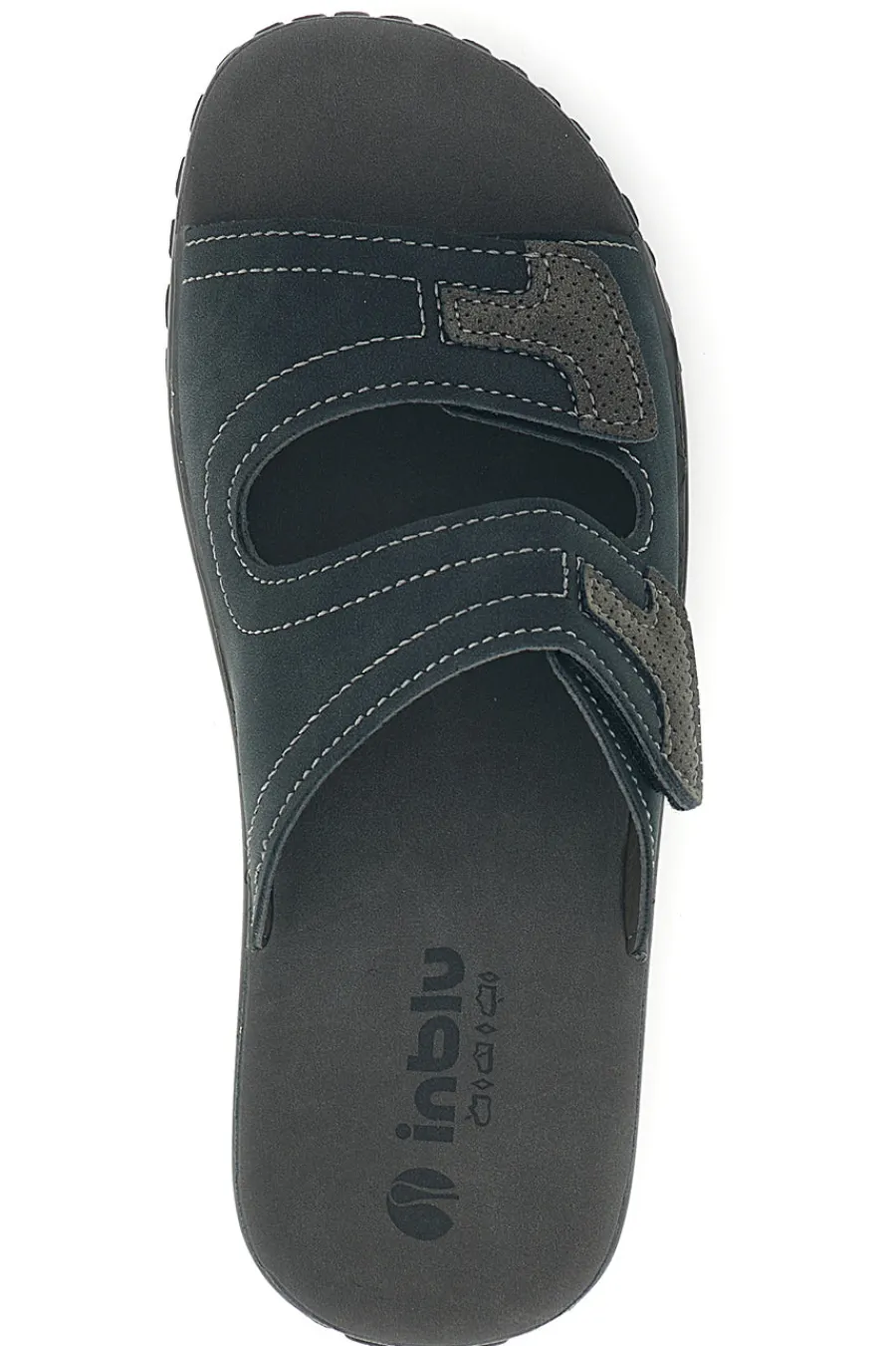 Uomo INBLU Ciabatte blu con doppio strappo 113 FN