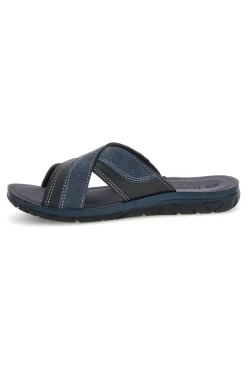 Uomo INBLU Ciabatte con fasce incrociate 14 VT