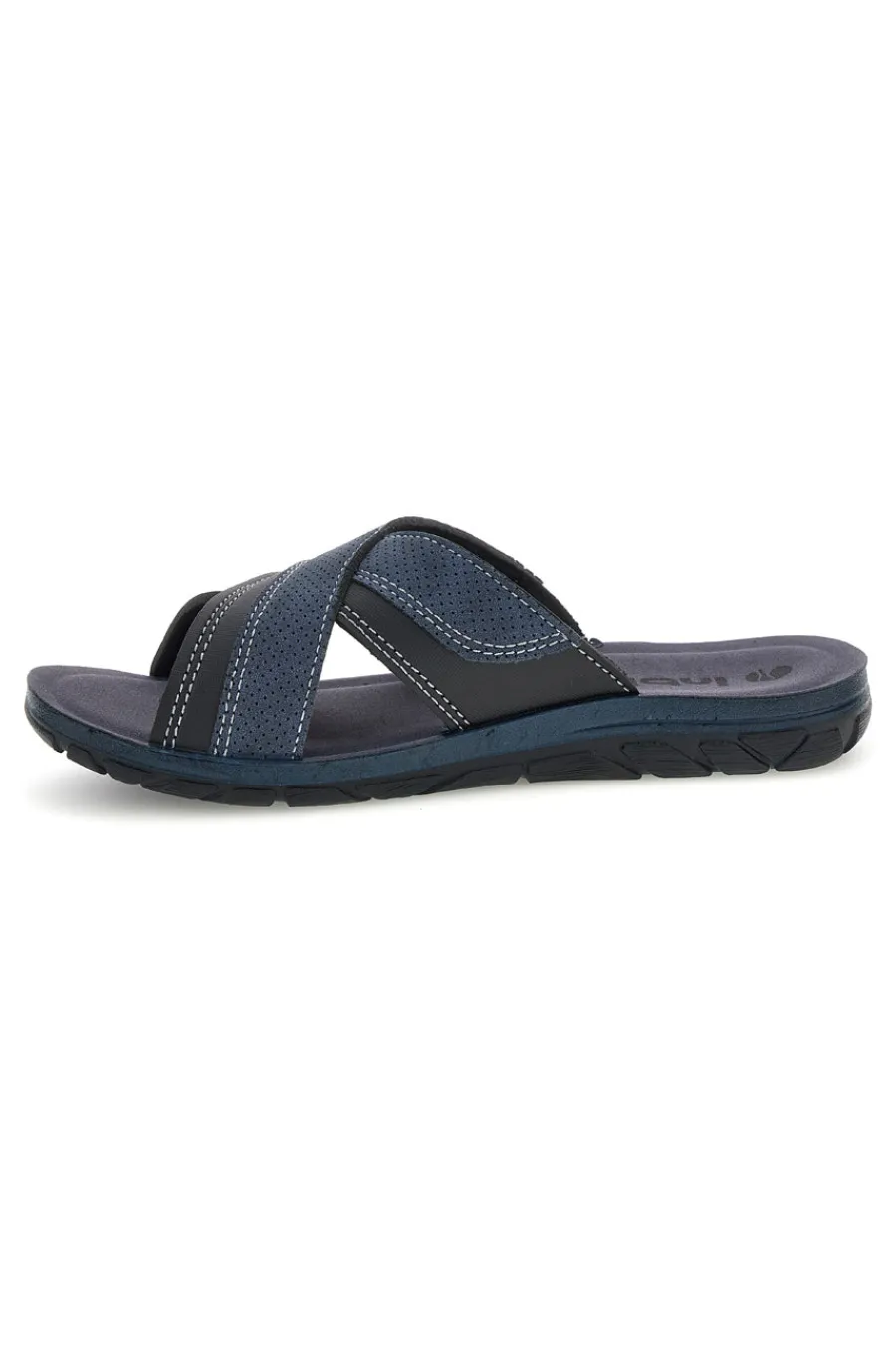 Uomo INBLU Ciabatte con fasce incrociate 14 VT
