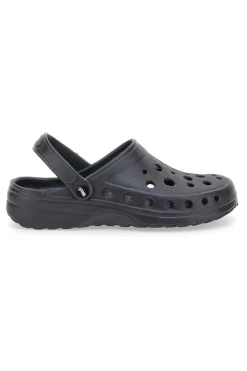 Uomo WOZ Ciabatte Clogs Nere in Gomma 3