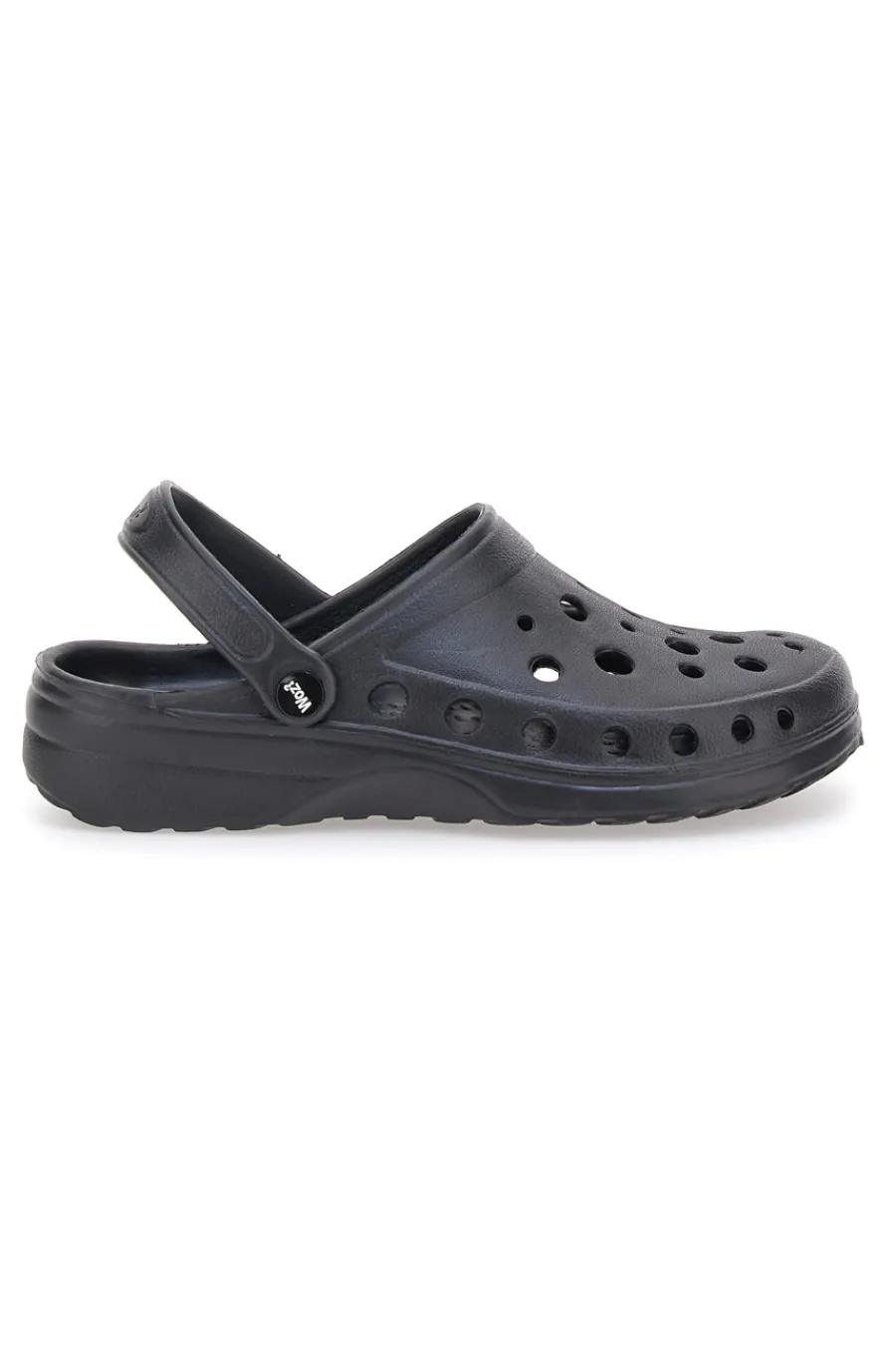 Uomo WOZ Ciabatte Clogs Nere in Gomma 3