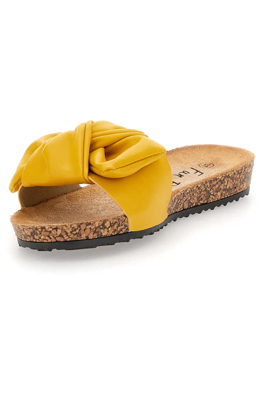FUN BEACH Ciabatte con fiocco giallo 14191 New