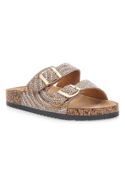 PRIMA RIGA Ciabatte Doppia Fibbia con Strass 14180 New