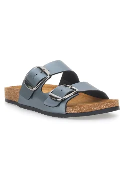 PITTARELLO TIERRA Ciabatte Grigie con Doppia Fibbia Made in Italy 335A20630SR Best