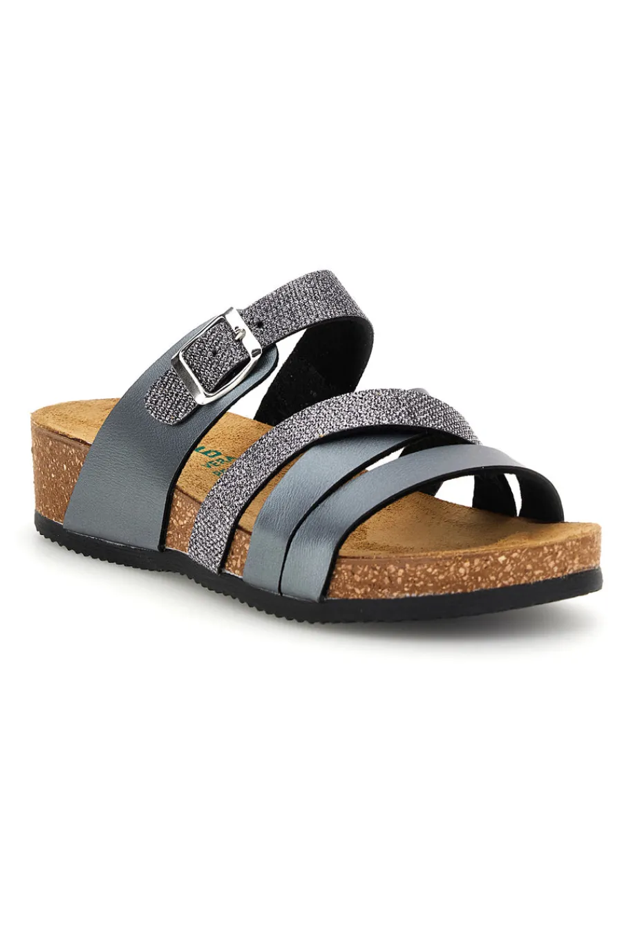 PITTARELLO ECO Ciabatte grigio sottopiede in vera pelle 293A410SR PIOMBO Online