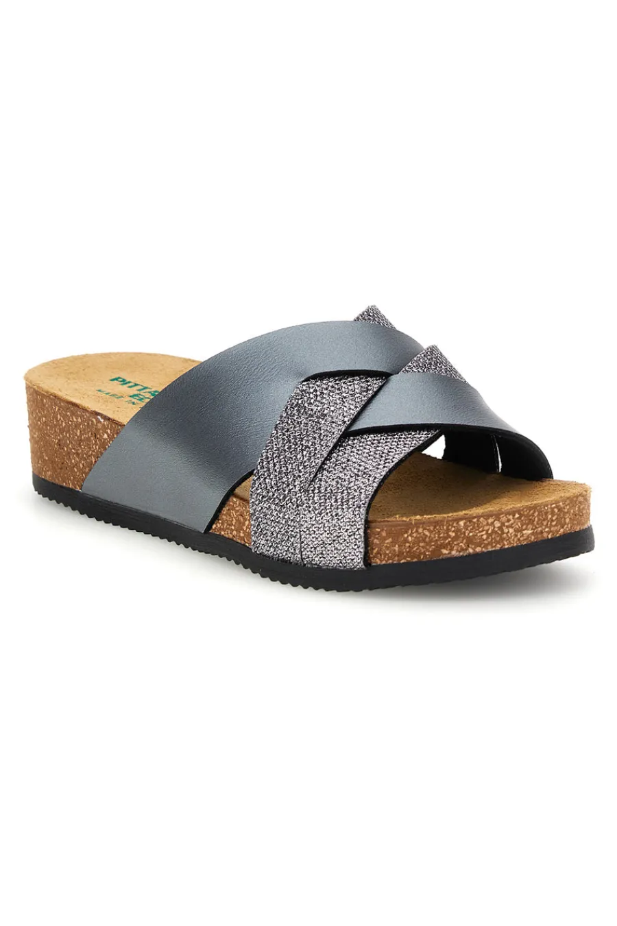 PITTARELLO ECO Ciabatte grigio sottopiede in vera pelle 293A520SR Online