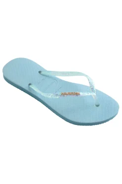 HAVAIANAS Ciabatte Infradito Slim Flourish Azzurre Outlet