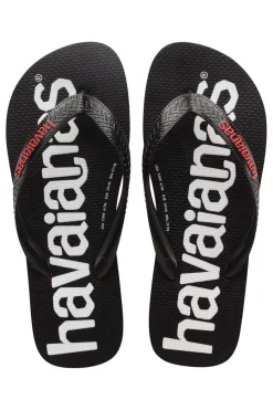 Uomo HAVAIANAS Ciabatte Infradito Top Logomania Black