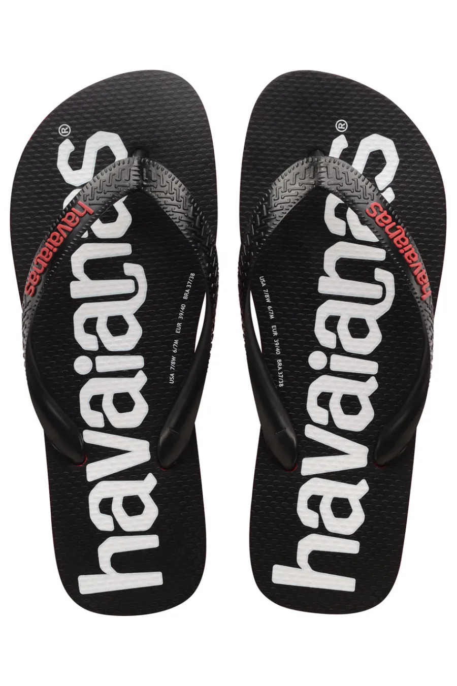 Uomo HAVAIANAS Ciabatte Infradito Top Logomania Black