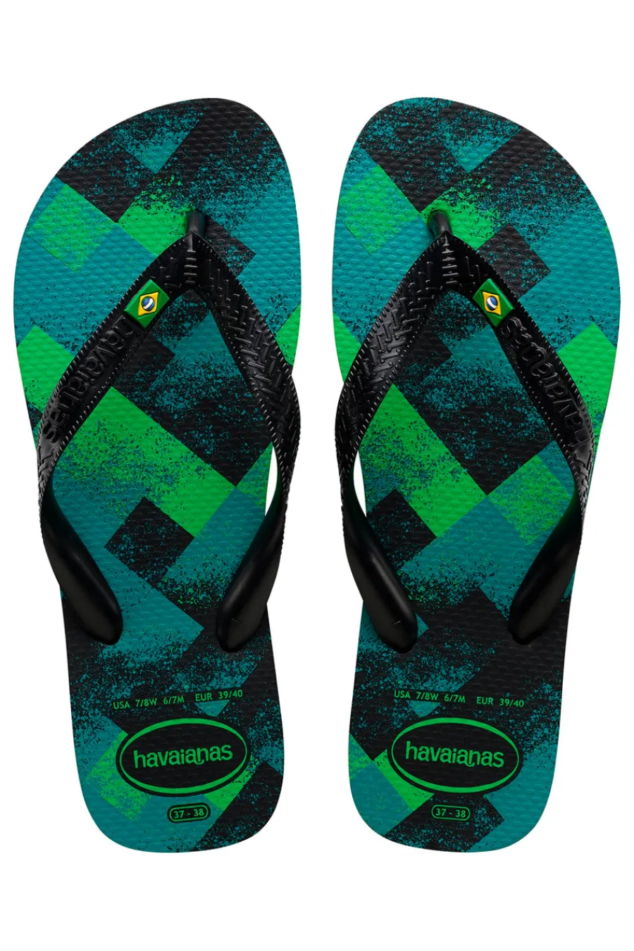 Uomo HAVAIANAS Ciabatte Infradito Brasil Fresh Verdi