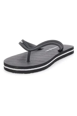 Uomo CHAMPION Ciabatte Infradito Nere Big Classic Evo II