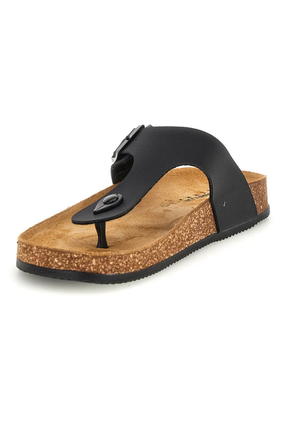 Uomo PITTARELLO TIERRA Ciabatte infradito nere con fibbia 335A2177SR
