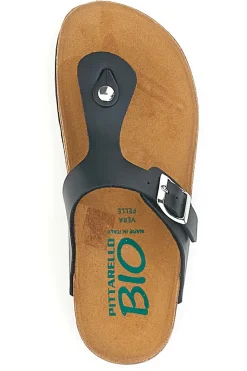 PITTARELLO BIO Ciabatte Infradito nere con plantare anatomico 335P2177SR NERO Sale