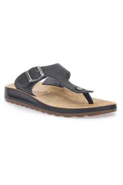 Uomo FLY FLOT Ciabatte Infradito nere con shock absorbing plantare anatomico 782154C