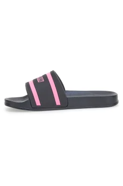 AUSTRALIAN Ciabatte in Gomma 673 Nere FUXIA New