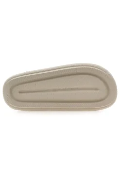 2T2L Ciabatte in gomma bianche con fascia ampia plantare decorato 1055 BIANCO Clearance